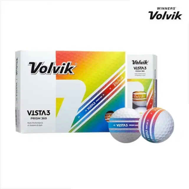 VOLVIK 볼빅 비스타3 프리즘360 3피스 VISTA3 PRIS...